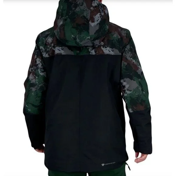 NWT Obermeyer Density Camouflage/Color Block HydroBlock Sport Ripstop-Weave Coat - Picture 2 of 11